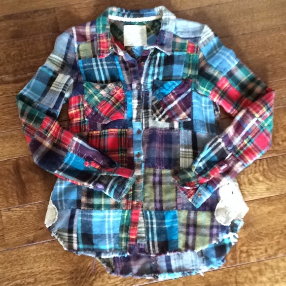 Free People Lost in Plaid Flannel - Picture 3 of 8